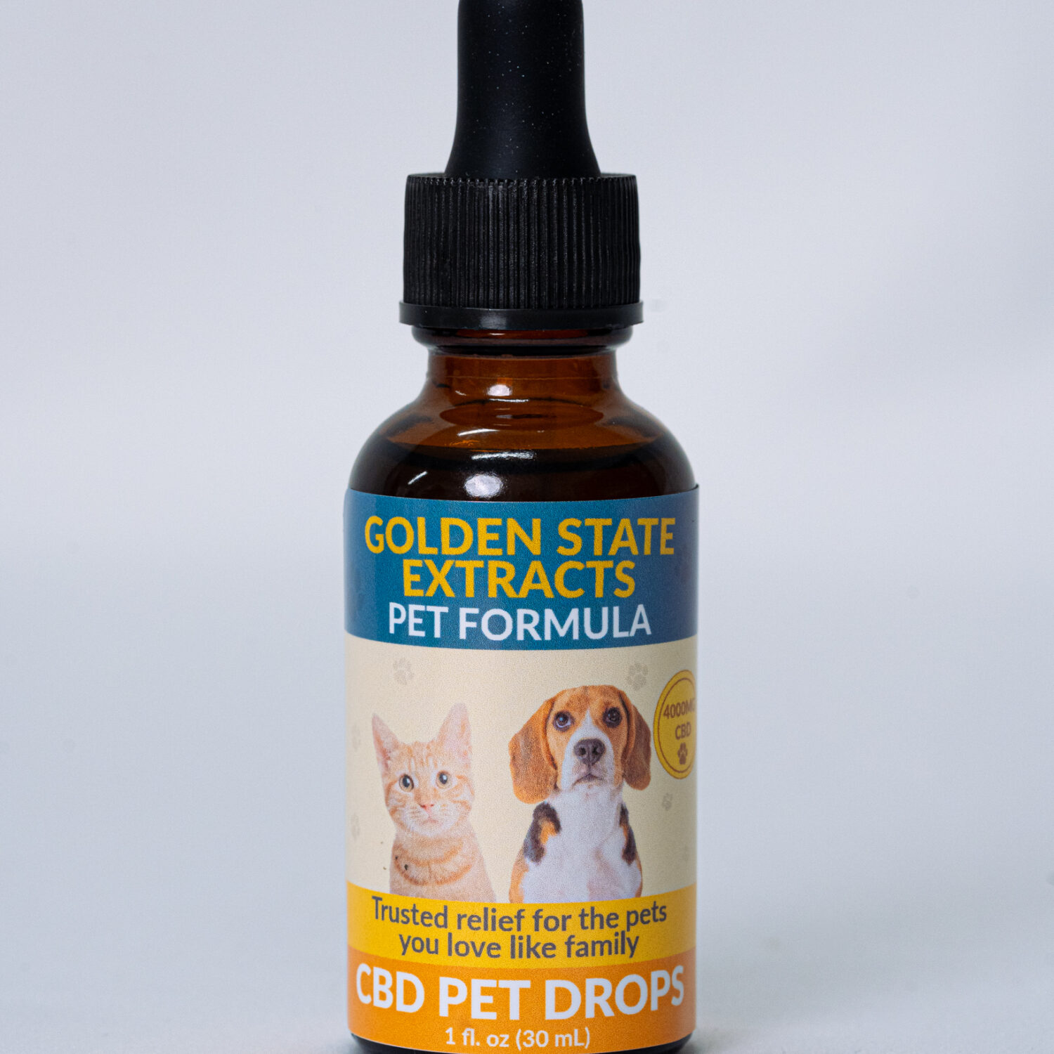 Pets Formula 4000mg CBD & CBG 1oz.